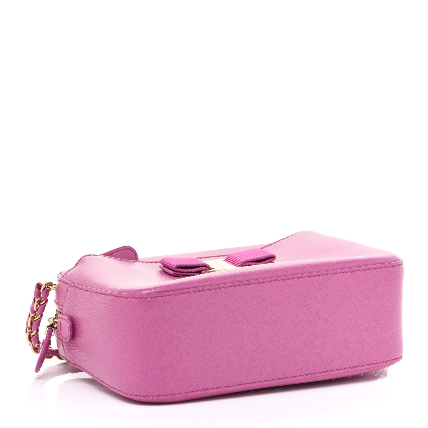 Saffiano Lydia Bow Camera Bag Pink