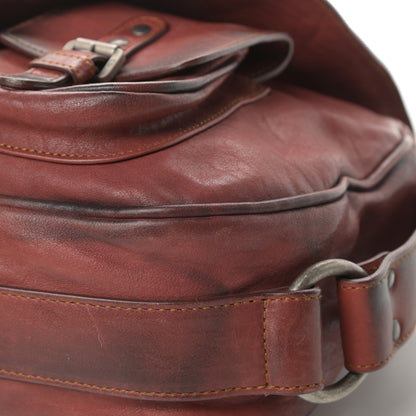 Christian Dior Calfskin Medium Gaucho Double Saddle Red 10 of 16