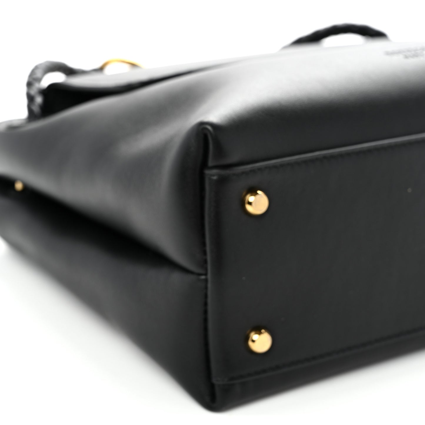 Silky Calfskin Small Ciao Ciao Black