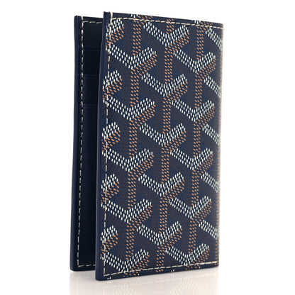Goyard Goyardine Saint Pierre Card Holder Navy 3 of 7