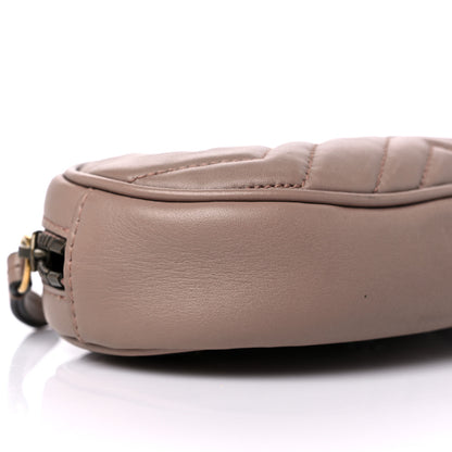 Gucci Calfskin Matelasse GG Marmont Belt Bag 95 38 Porcelain Rose 9 of 14