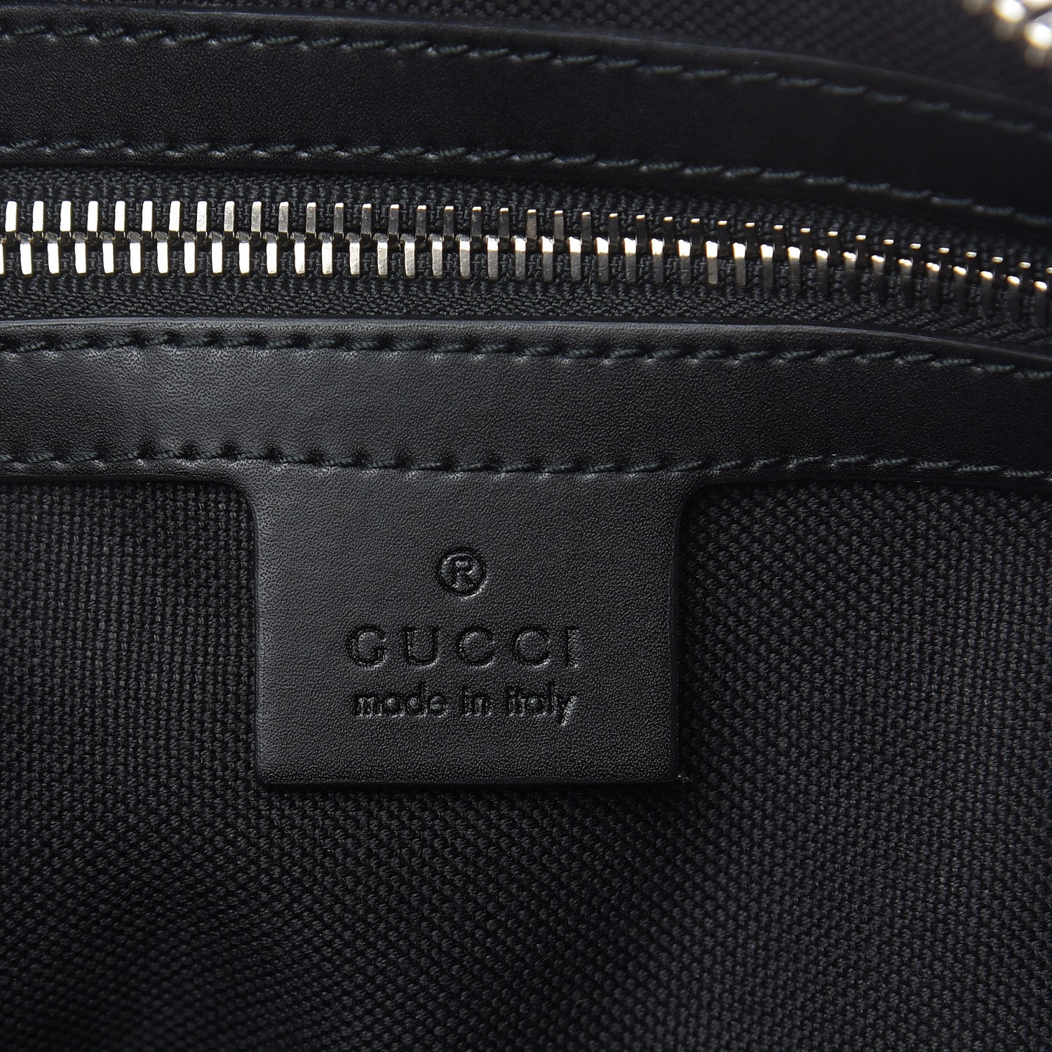 Gucci Soft GG Supreme Monogram Web Belt Bag Black Grey 6 of 10