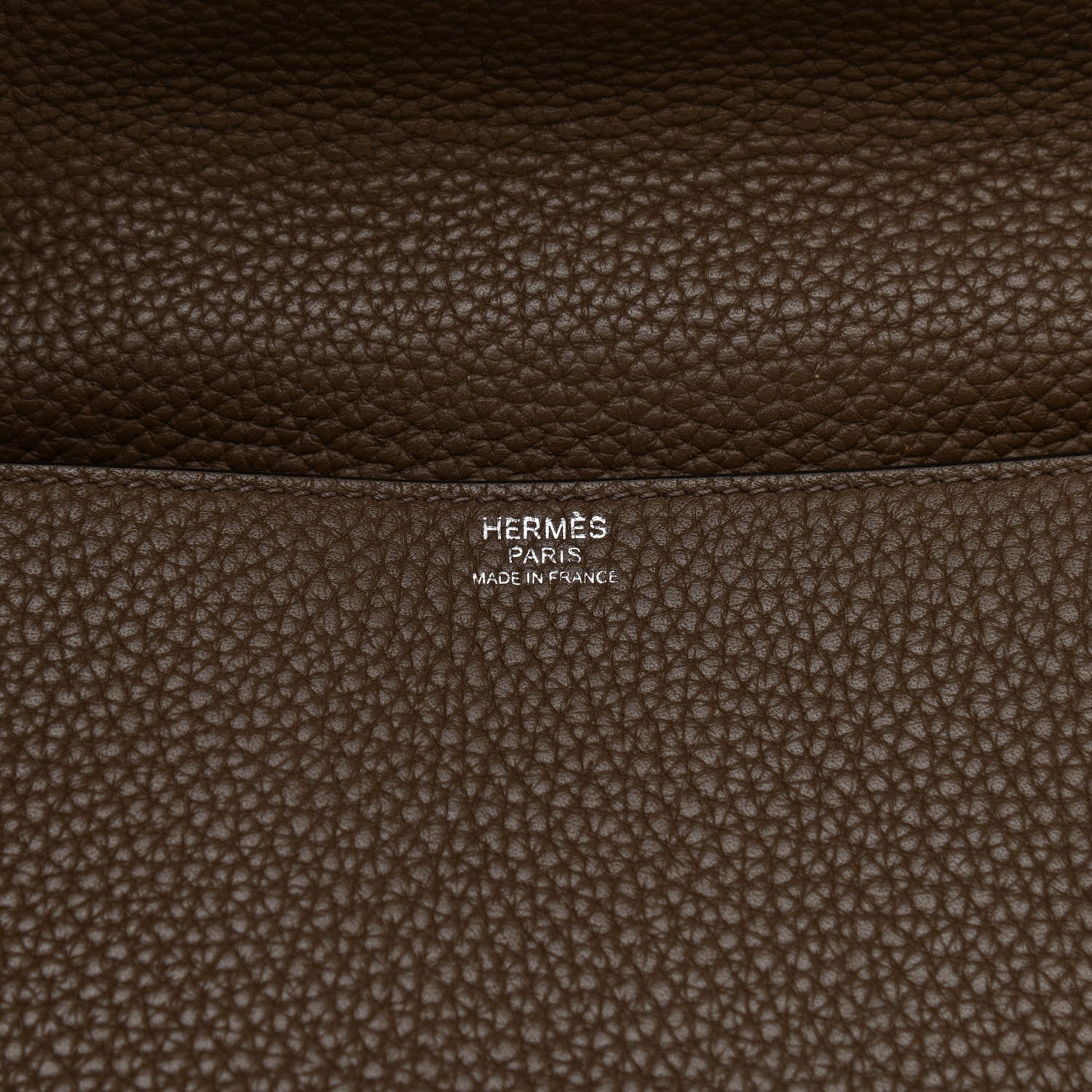 Hermes Taurillon Clemence Steve Caporal Messenger Cacao 6 of 12