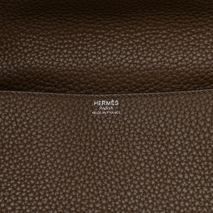 Hermes Taurillon Clemence Steve Caporal Messenger Cacao 6 of 12