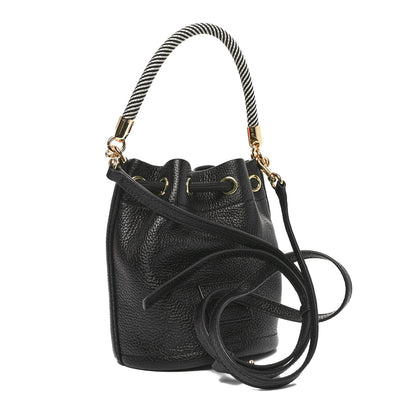 Marc Jacobs Grained Calfskin Mini The Bucket Bag Black 3 of 11