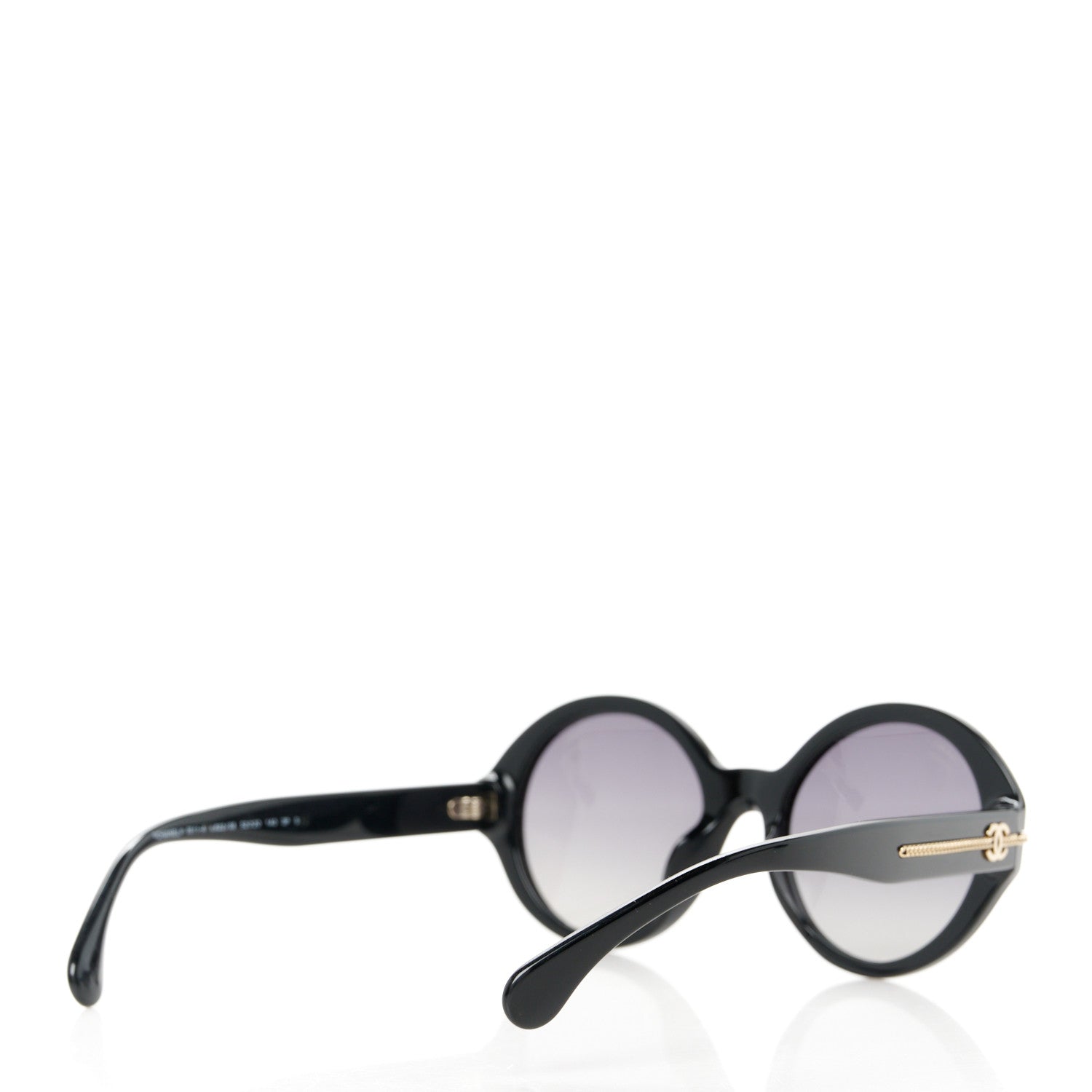 Chanel Calfskin Chain Sunglasses 5511-A Black 4 of 8