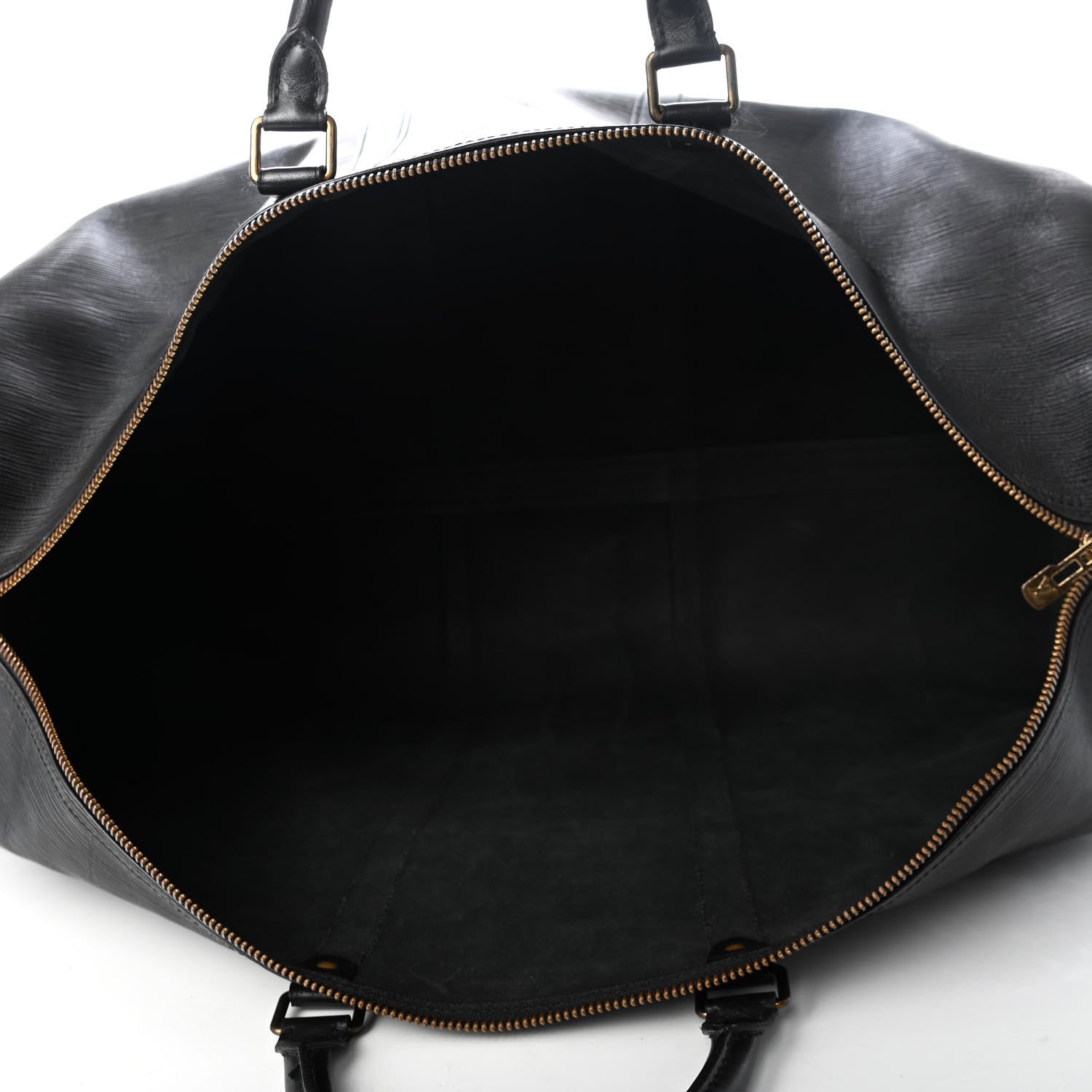 Louis Vuitton Epi Keepall 60 Black 4 of 9