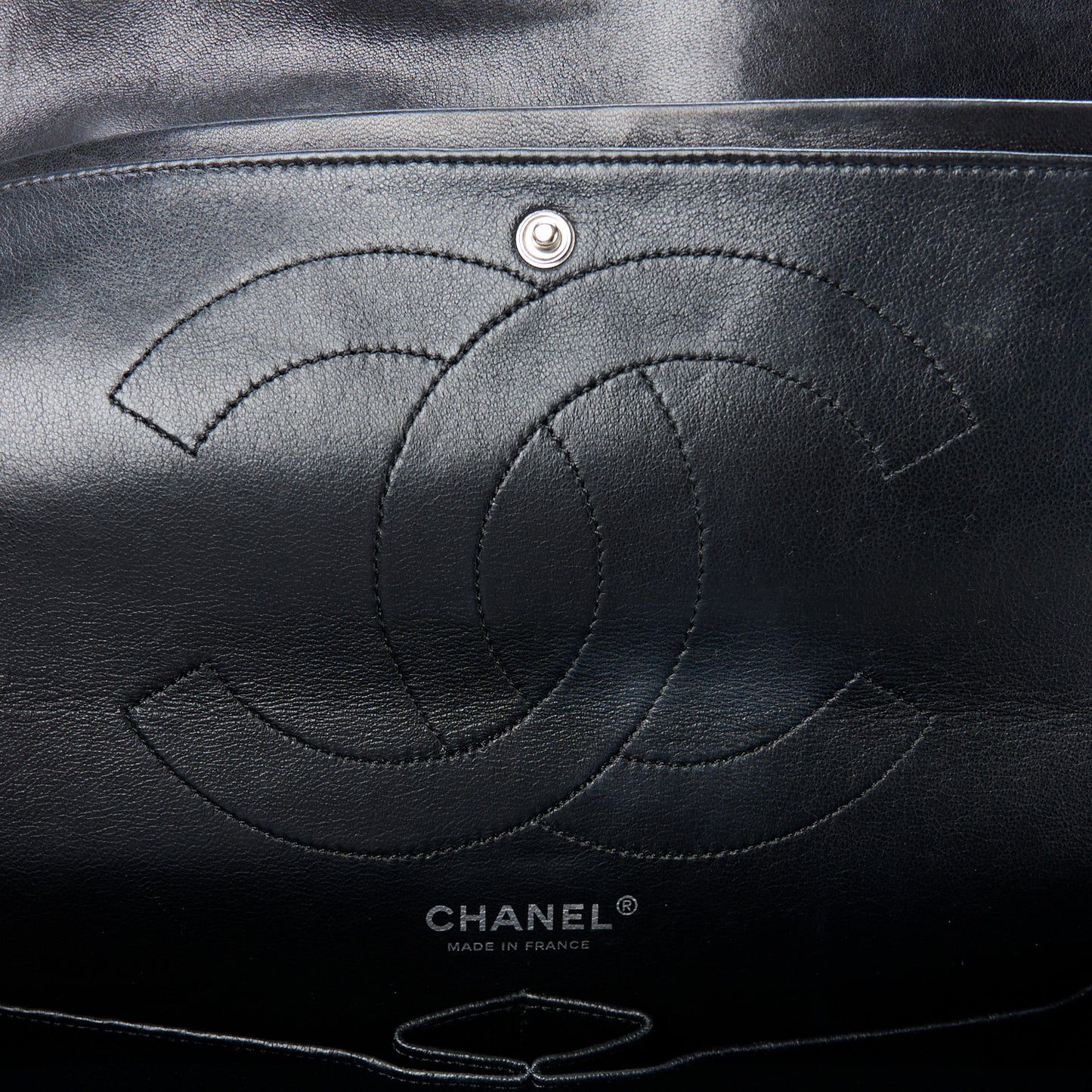 Patent Quilted 2.55 Reissue 227 Flap Black