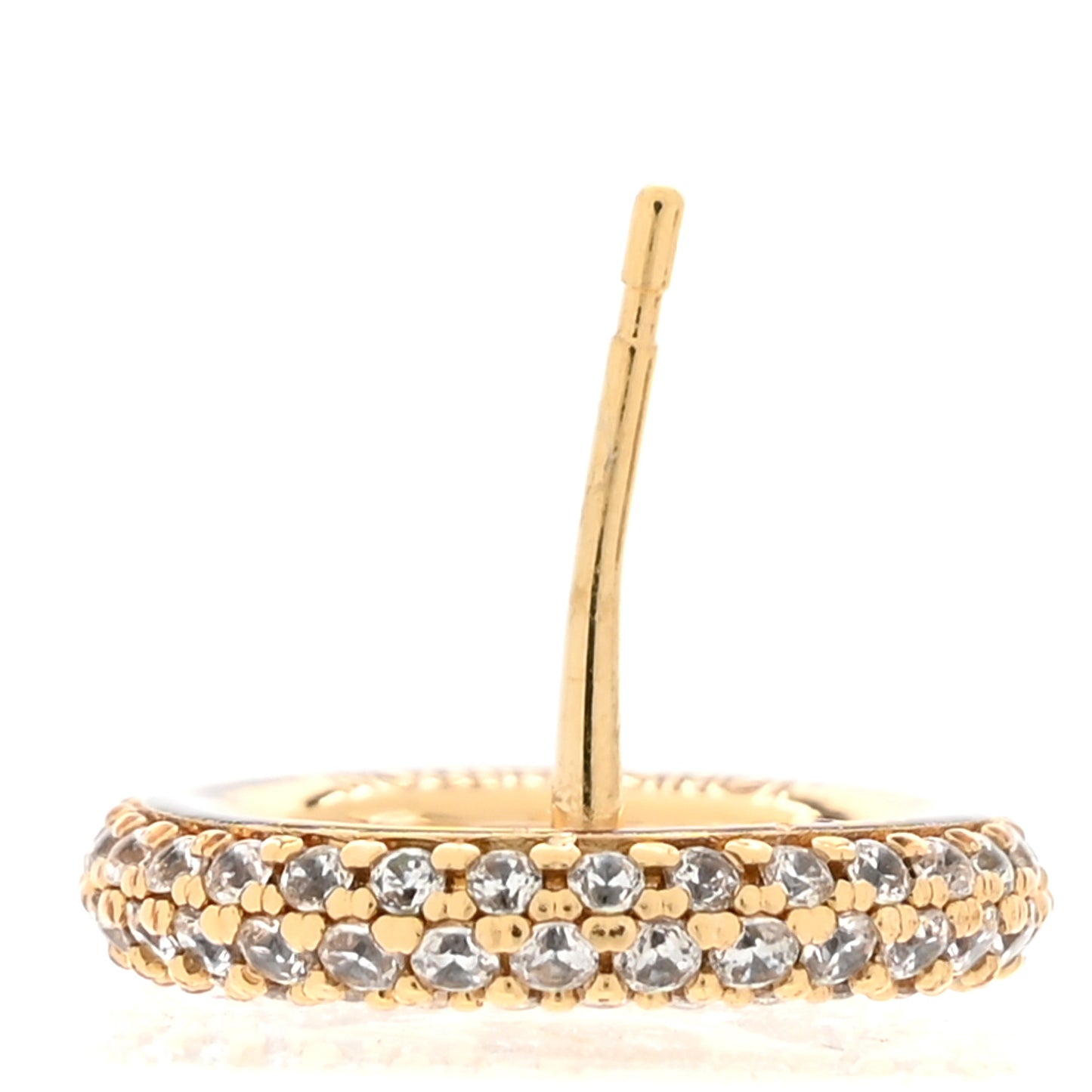 Metal Crystal Louise By Night Earrings Gold