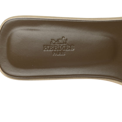 Hermes Epsom Oran Sandals 39 Etoupe 7 of 8