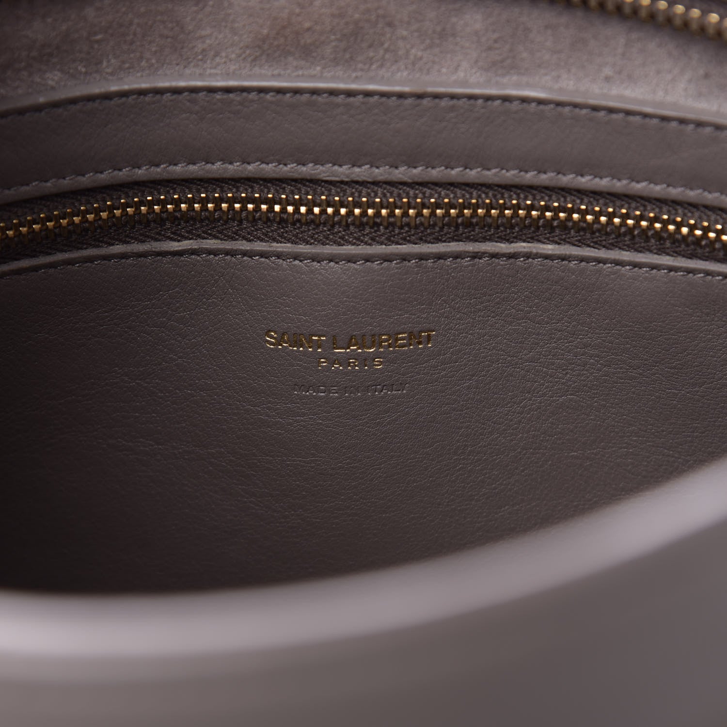 Saint Laurent Calfskin Small Monogram Cabas Earth 7 of 11