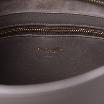 Saint Laurent Calfskin Small Monogram Cabas Earth 7 of 11