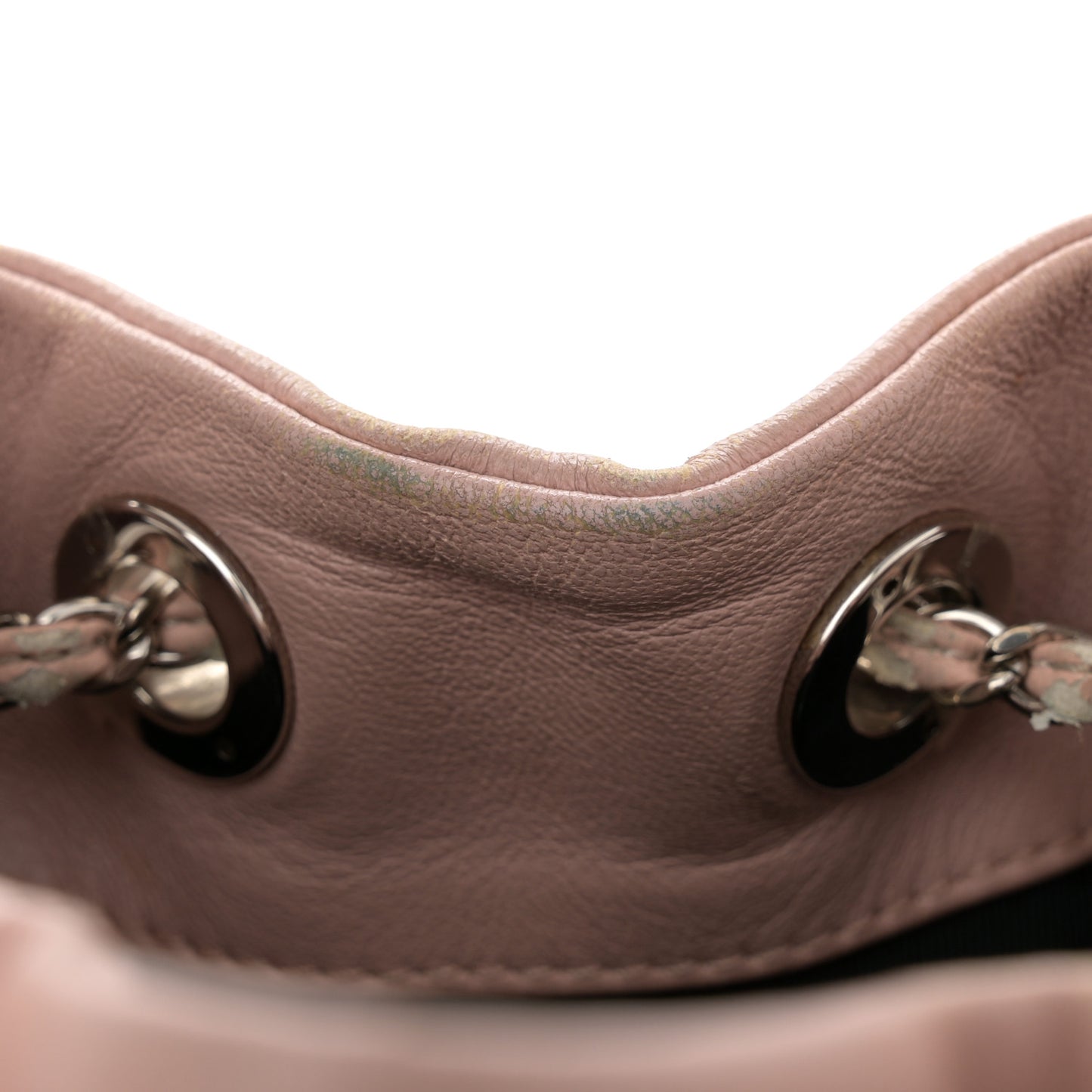 Lambskin Quilted Cuba Drawstring Tote Multicolor