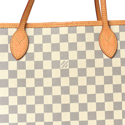 Louis Vuitton Damier Azur Neo Neverfull MM 7 of 9