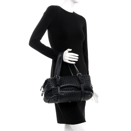 Bottega Veneta Nappa Intrecciato Montaigne Rings Satchel Nero Black 2 of 8