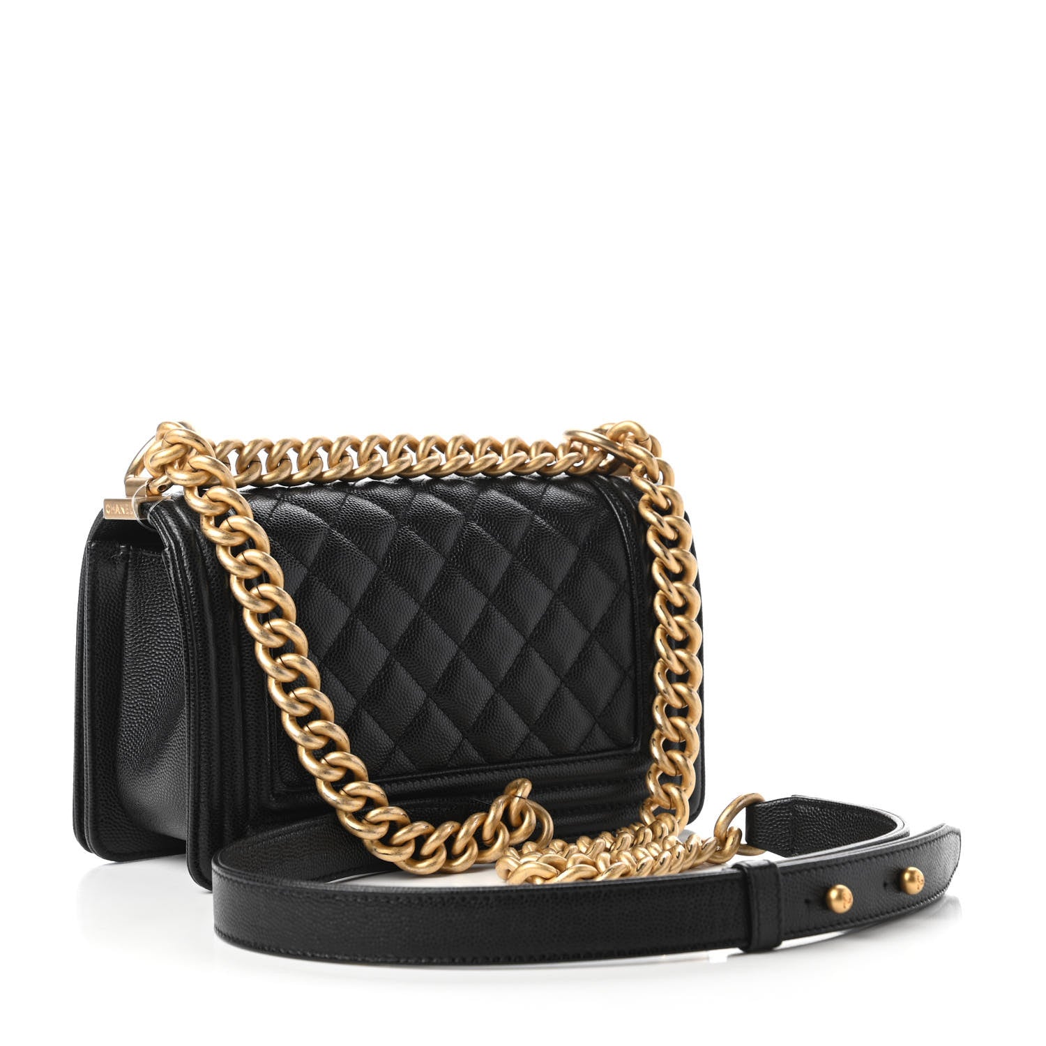 Chanel Caviar Quilted Small Boy Flap Black 3 of 11