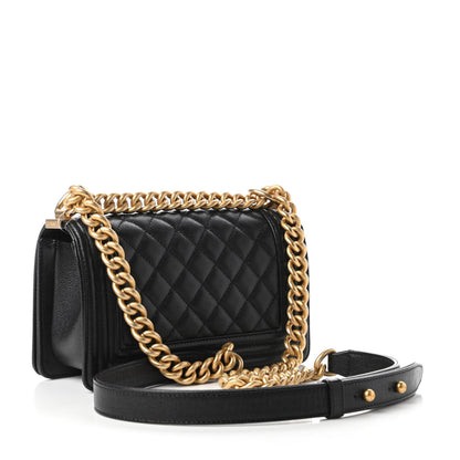 Chanel Caviar Quilted Small Boy Flap Black 3 of 11