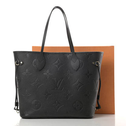 Louis Vuitton Empreinte Monogram Giant Neverfull MM Black 10 of 10