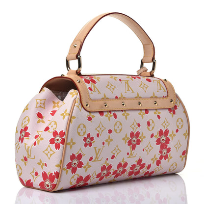 Louis Vuitton Monogram Cherry Blossom Sac Retro Bag Red 3 of 10