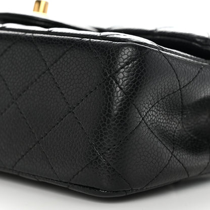 Chanel Caviar Quilted Mini Rectangular Flap Black 10 of 11