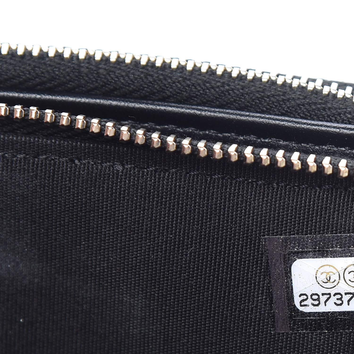 Chanel Caviar Quilted CC Filigree Clutch With Chain Black 10 of 12