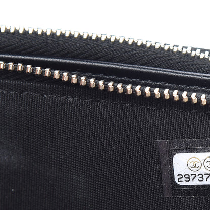 Chanel Caviar Quilted CC Filigree Clutch With Chain Black 10 of 12