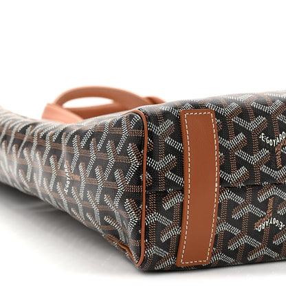 Goyard Goyardine Voltaire III Tote Black Gold 9 of 10