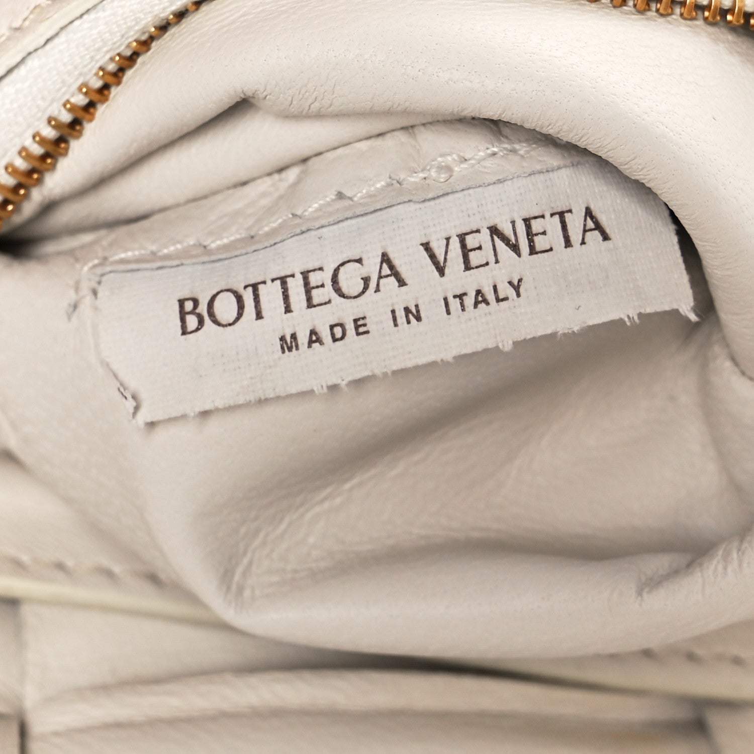 Bottega Veneta Lambskin Maxi Intreccio Padded Chain Cassette Crossbody Bag Chalk 7 of 14