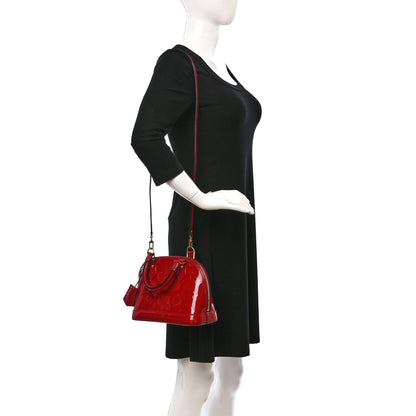 Louis Vuitton Vernis Alma BB Rose Indien 2 of 12
