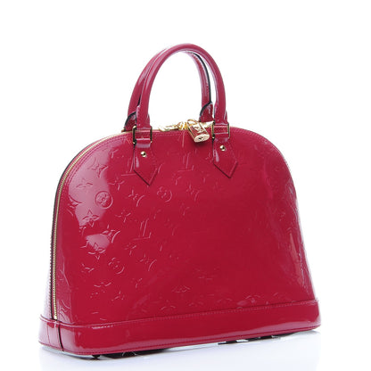 Louis Vuitton Vernis Alma MM Rose Indien 2 of 8