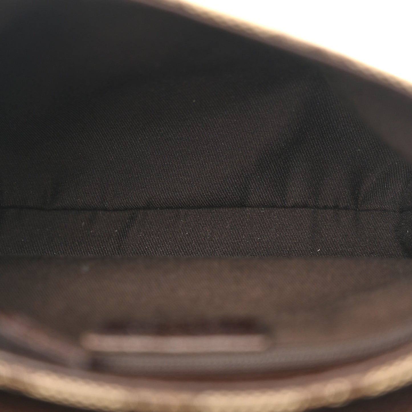 Monogram Waist Pouch Bag Dark Brown