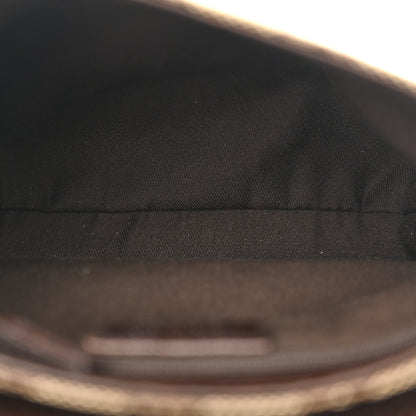 Gucci Monogram Waist Pouch Bag Dark Brown 5 of 11