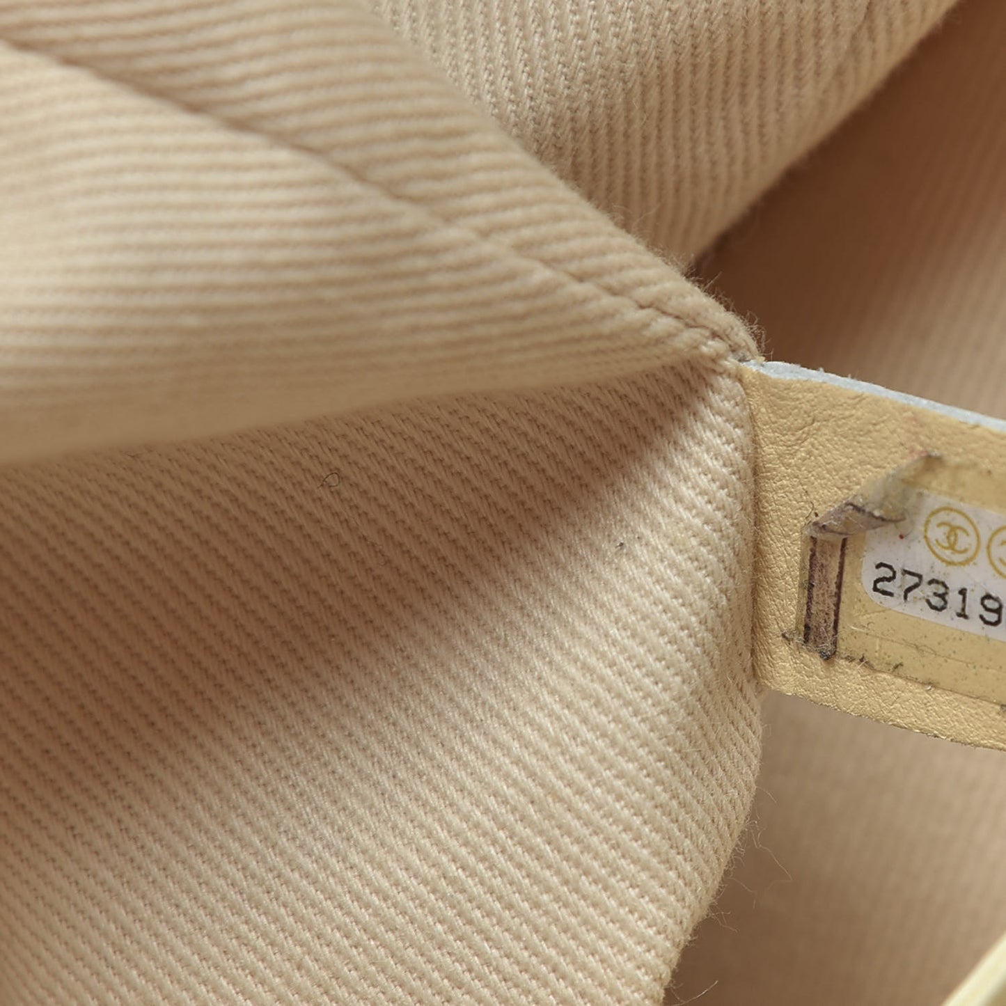 Canvas Large Deauville Tote Ivory