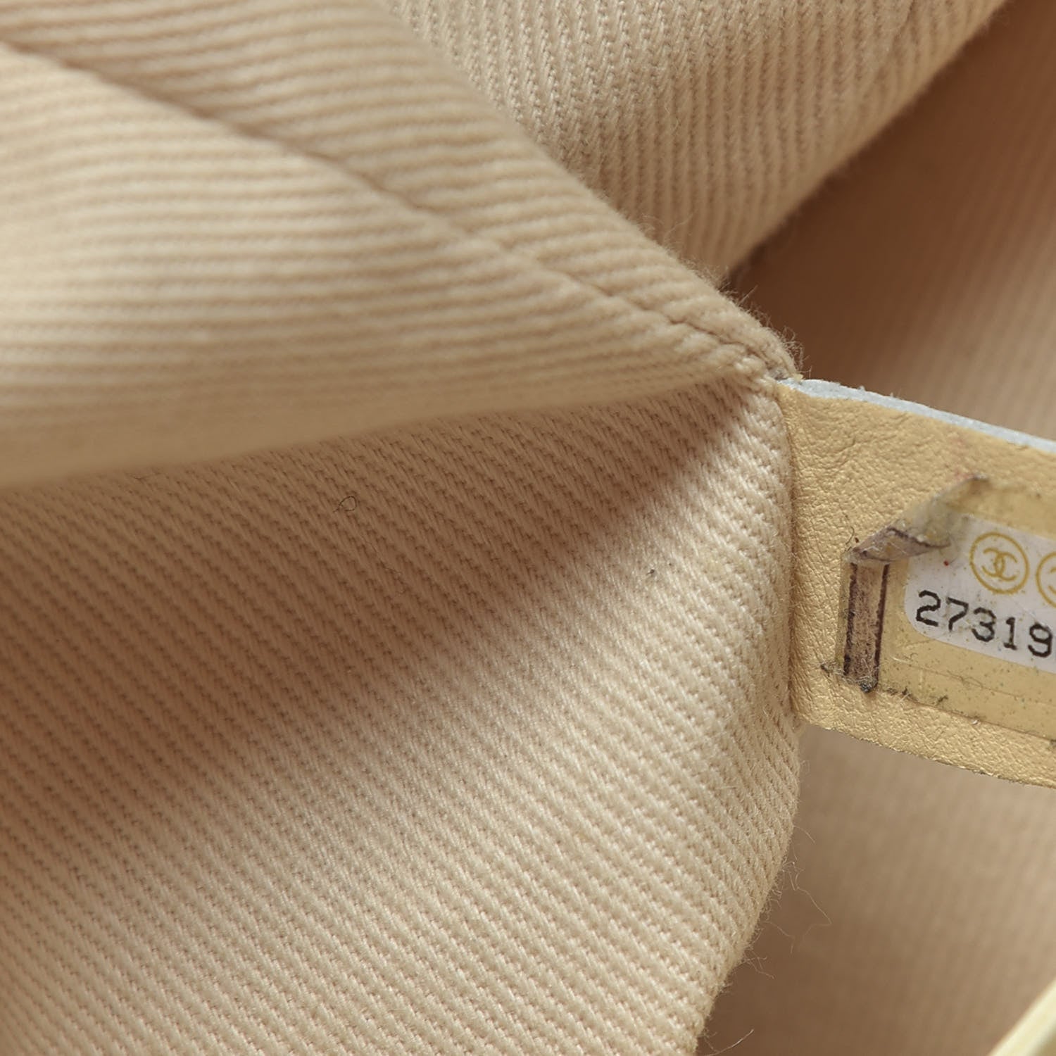 Chanel Canvas Large Deauville Tote Ivory 10 of 13