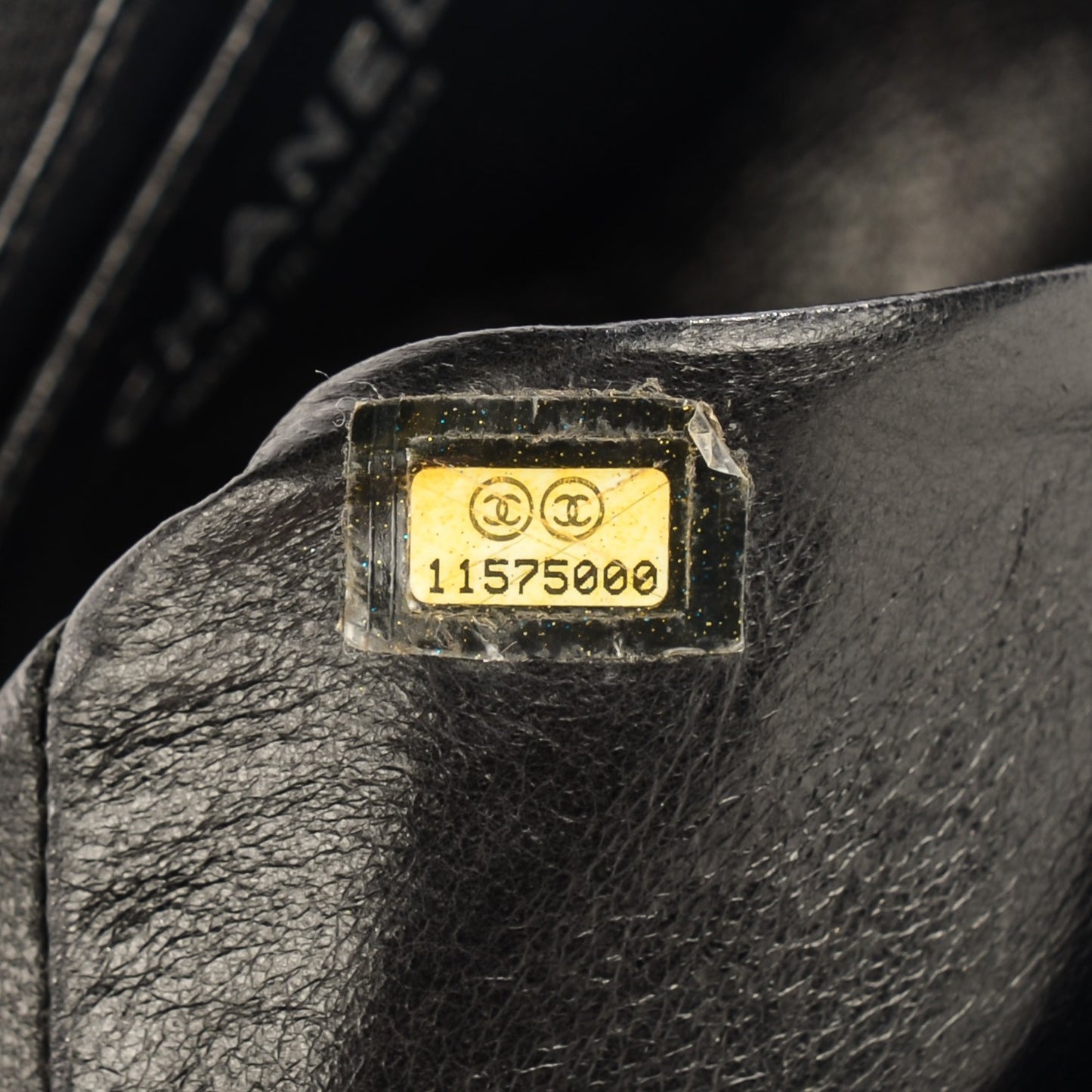 Washed Lambskin Quilted Jumbo Hybrid Reissue Flap Black