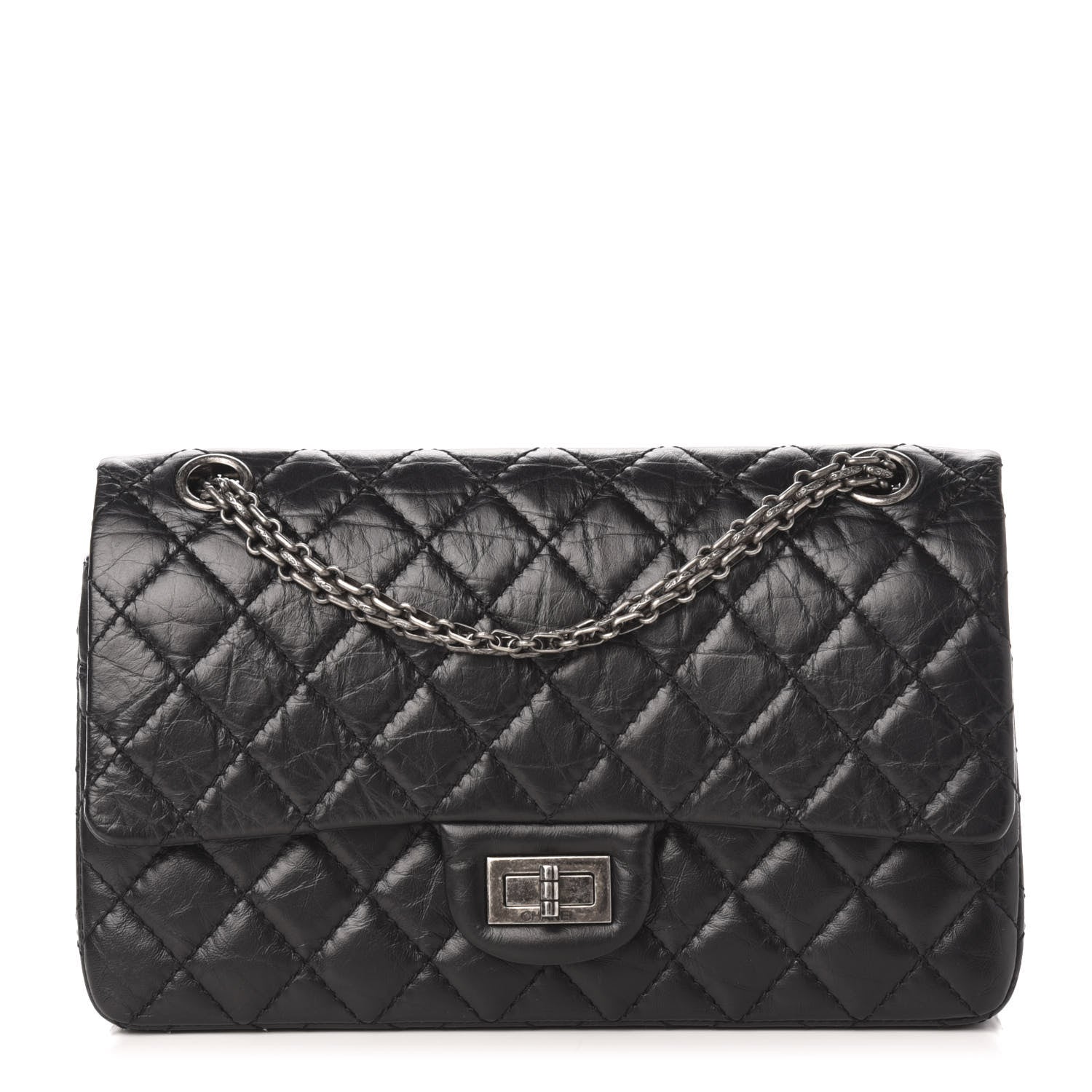 Chanel Aged Calfskin Quilted 2.55 Reissue 225 Flap Black 1 of 10