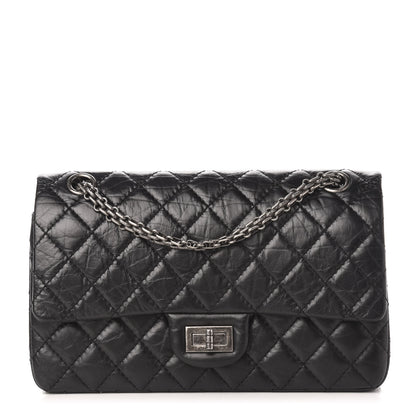 Chanel Aged Calfskin Quilted 2.55 Reissue 225 Flap Black 1 of 10