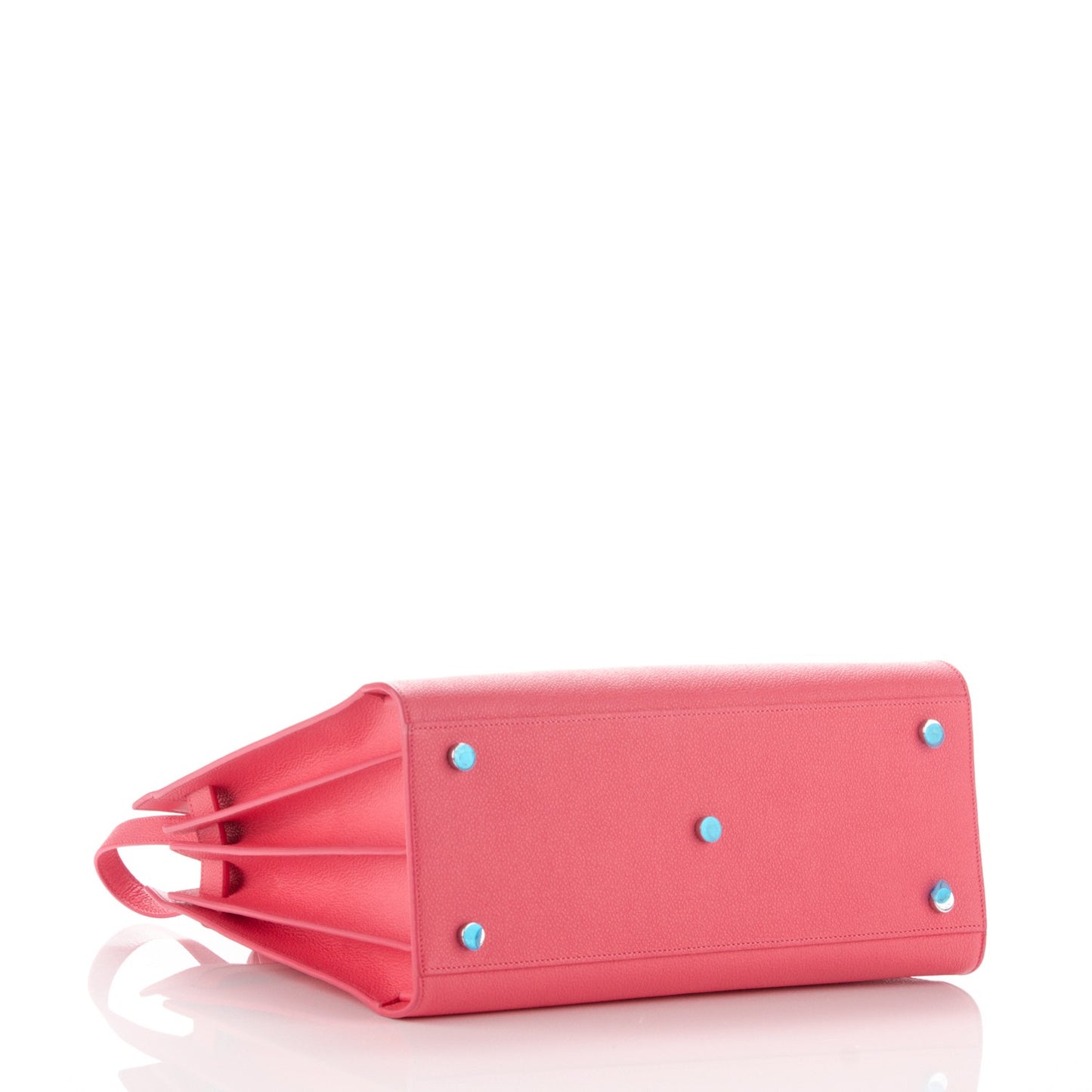 Grained Calfskin Small Sac De Jour Rose Clair