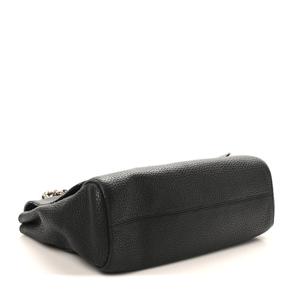 Mulberry Small Classic Grain Calfskin Medium Lily Black 4 of 10