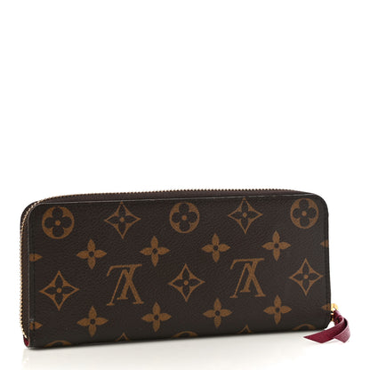 Louis Vuitton Monogram Clemence Wallet Fuchsia 3 of 10