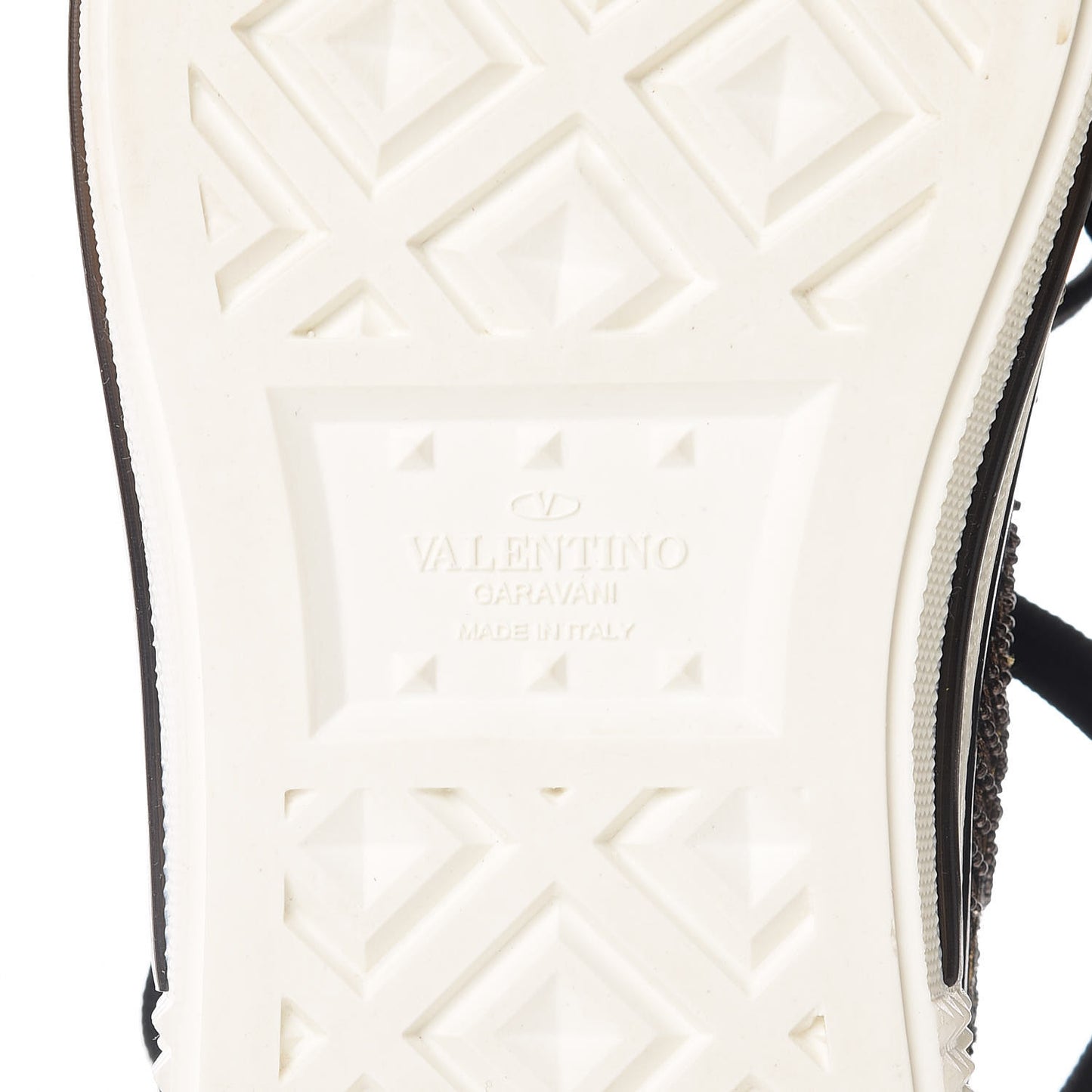 Canvas Applique Embroidered Low Top Sneakers 37 Black