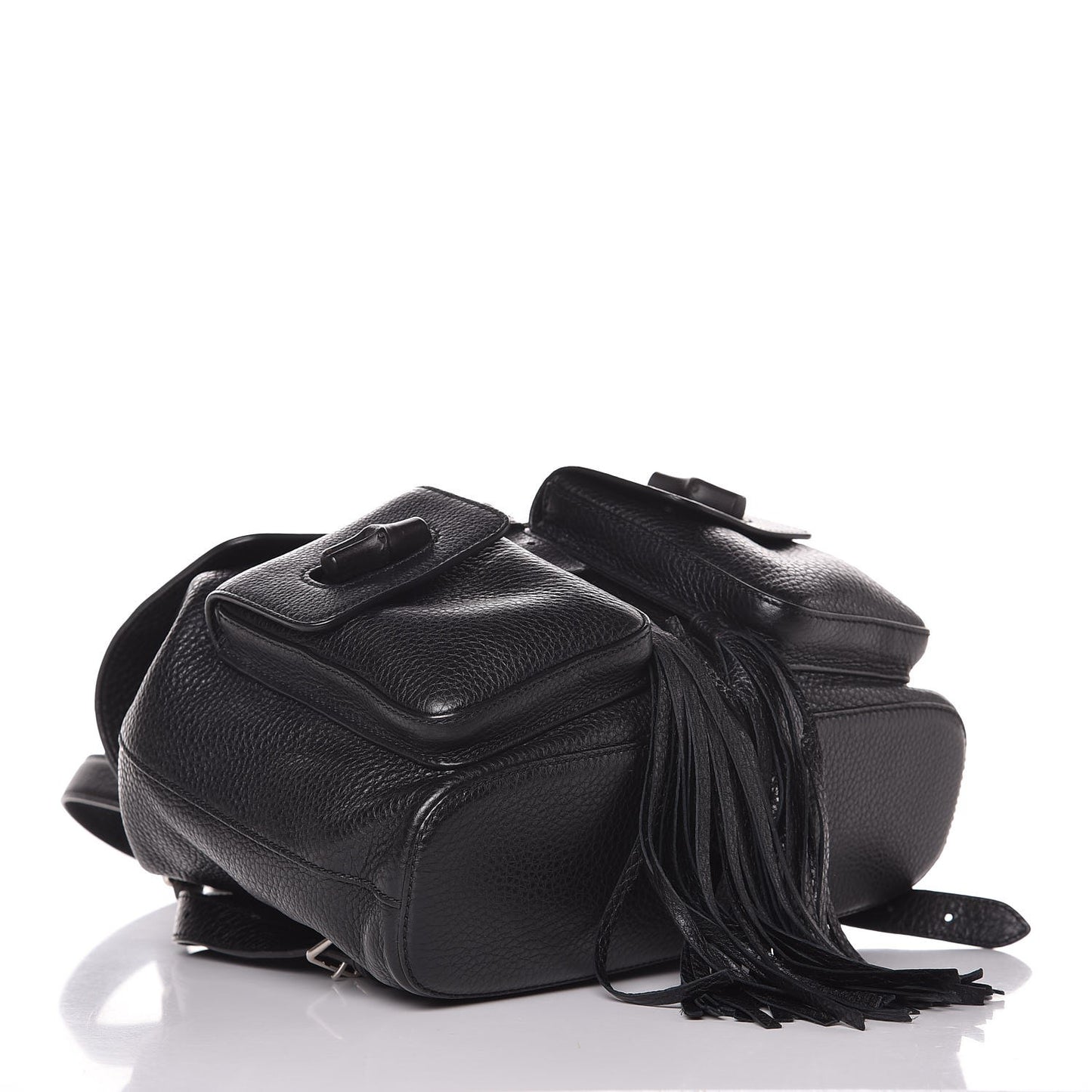 Cellarius Calfskin Medium Bamboo Backpack Black