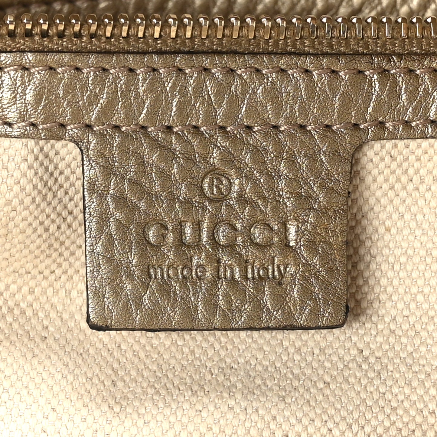 Monogram Medium Bella Hobo Gold