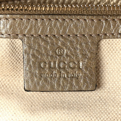 Gucci Monogram Medium Bella Hobo Gold 6 of 9