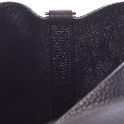 Hermes Taurillon Clemence Picotin Lock 22 MM Black 7 of 11