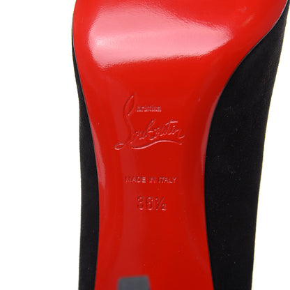 Christian Louboutin Veau Velours Decoltish 85 Pumps 36.5 Black 6 of 8