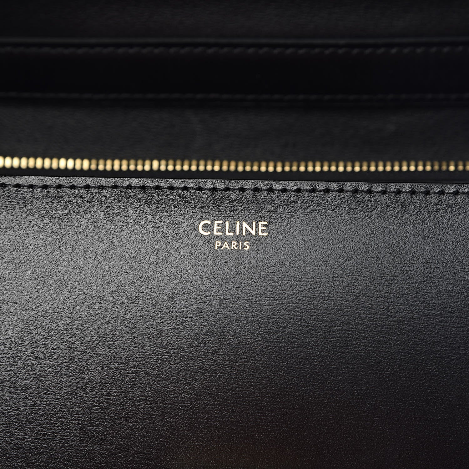 Celine Box Calfskin Medium Classic Box Flap Bag Black 6 of 10