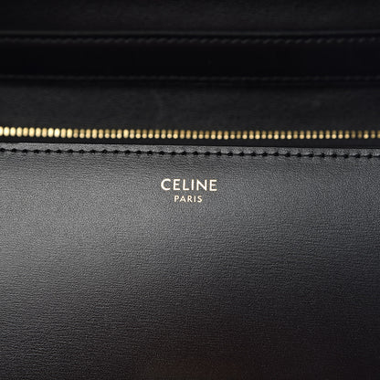 Celine Box Calfskin Medium Classic Box Flap Bag Black 6 of 10