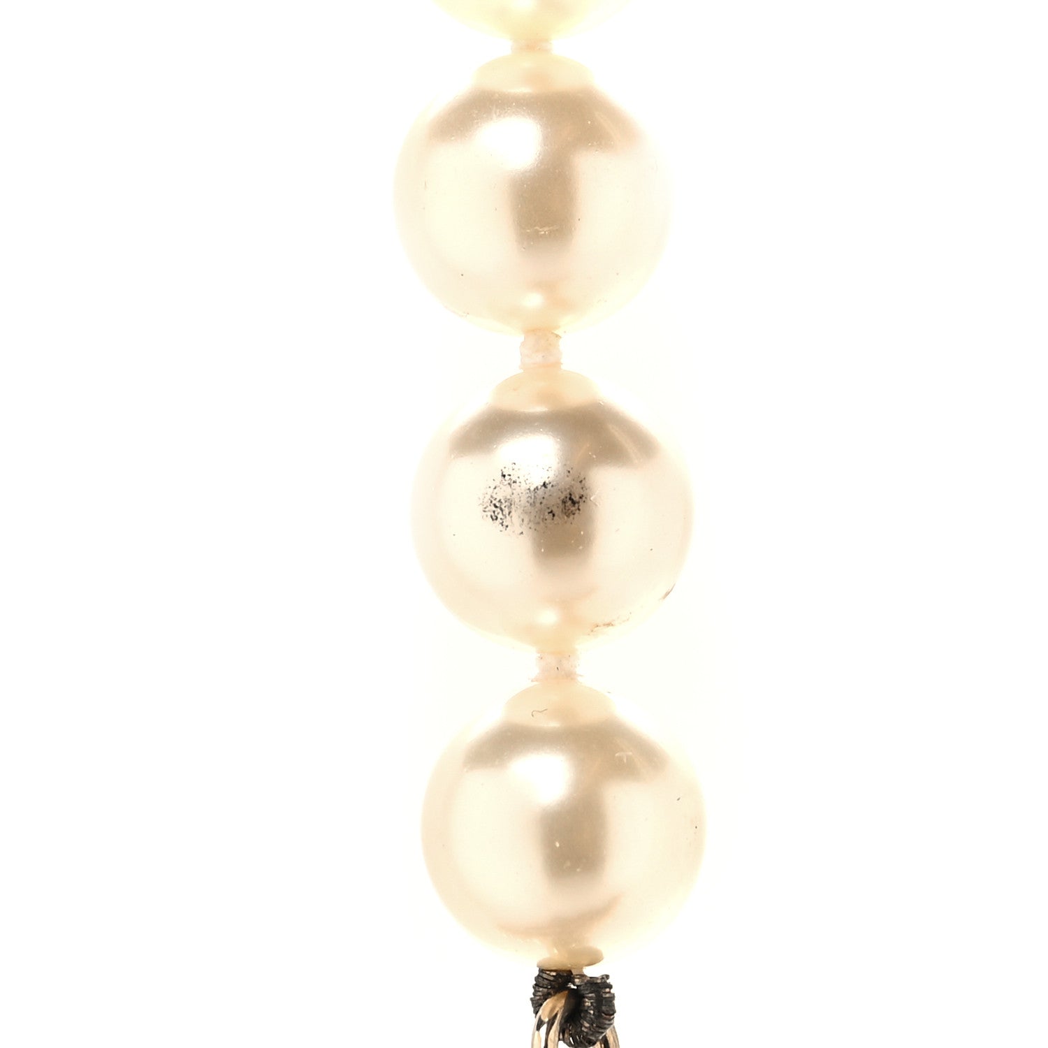 Chanel Graduated Pearl Enamel Gripoix Necklace Turquoise Burgundy 6 of 7