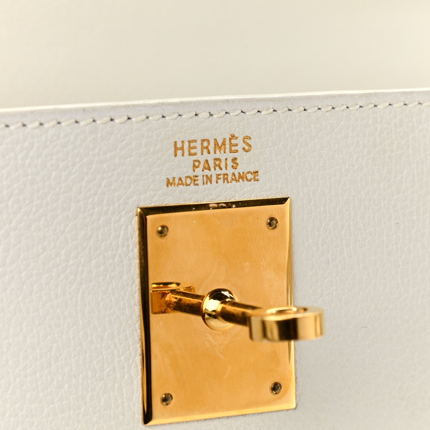 Hermes Evercolor Kelly Retourne 32 White 6 of 16